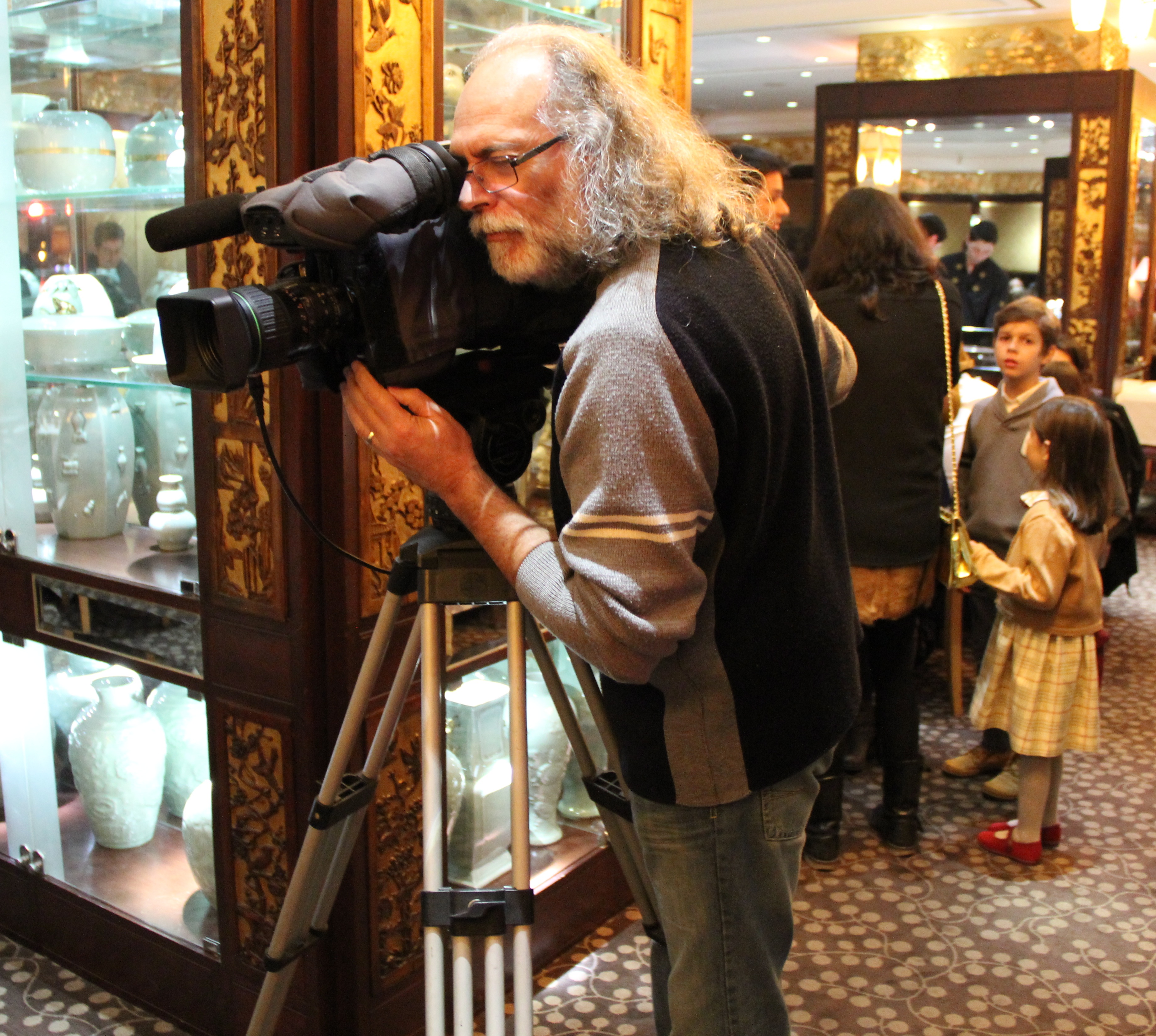 As primeiras filmagens de Carlos Fraga foram feitas no restaurante Mandarim no Casino Estoril